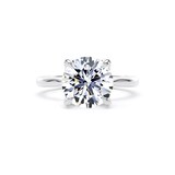 Goldsmiths 18ct White Gold 3.00cttw Brilliant Cut Lab Grown Diamond Solitaire Engagement Ring - Ring Size Y.5