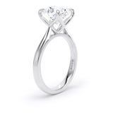 Goldsmiths 18ct White Gold 3.00cttw Brilliant Cut Lab Grown Diamond Solitaire Engagement Ring - Ring Size Y.5