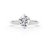 Goldsmiths Platinum 1.50cttw Compass Set Brilliant Cut Lab Grown Diamond Solitaire Engagement Ring - Ring Size M