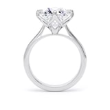 Goldsmiths Platinum 4.00cttw Compass Set Brilliant Cut Lab Grown Diamond Solitaire Engagement Ring - Ring Size I.5