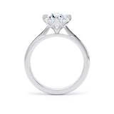 Goldsmiths 18ct White Gold 1.50cttw Compass Set Brilliant Cut Lab Grown Diamond Solitaire Engagement Ring - Ring Size J.5