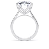 Goldsmiths Platinum 10.00cttw Oval Cut Lab Grown Diamond Solitaire Engagement Ring - Ring Size G.5