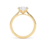 Goldsmiths 18ct Yellow Gold East-West 1.50cttw Oval Cut Lab Grown Diamond Solitaire Engagement Ring - Ring Size R.5