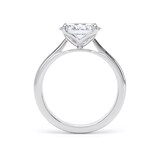 Goldsmiths 18ct White Gold East-West 2.00cttw Oval Cut Lab Grown Diamond Solitaire Engagement Ring - Ring Size H.5