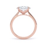 Goldsmiths 18ct Rose Gold East-West 3.00cttw Oval Cut Lab Grown Diamond Solitaire Engagement Ring - Ring Size R