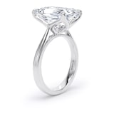Goldsmiths Platinum 5.00cttw Radiant Cut Lab Grown Diamond Solitaire Engagement Ring - Ring Size O.5
