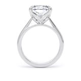 Goldsmiths 18ct White Gold 7.00cttw Radiant Cut Lab Grown Diamond Solitaire Engagement Ring - Ring Size W.5