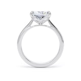 Goldsmiths 18ct White Gold East-West 3.00cttw Radiant Cut Lab Grown Diamond Solitaire Engagement Ring - Ring Size S