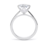 Goldsmiths Platinum 5.00cttw Marquise Cut Lab Grown Diamond Solitaire Engagement Ring - Ring Size G