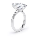 Goldsmiths Platinum 5.00cttw Marquise Cut Lab Grown Diamond Solitaire Engagement Ring - Ring Size G