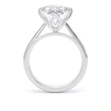 Goldsmiths 18ct White Gold 7.00cttw Marquise Cut Lab Grown Diamond Solitaire Engagement Ring - Ring Size S.5