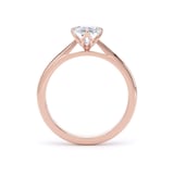 Goldsmiths 18ct Rose Gold 1.50cttw Marquise Cut Lab Grown Diamond Solitaire Engagement Ring - Ring Size R