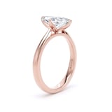 Goldsmiths 18ct Rose Gold 1.50cttw Marquise Cut Lab Grown Diamond Solitaire Engagement Ring - Ring Size R