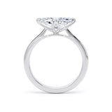 Goldsmiths 18ct White Gold East-West 1.50cttw Marquise Cut Lab Grown Diamond Solitaire Engagement Ring - Ring Size J