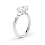 Goldsmiths 18ct White Gold East-West 2.00cttw Marquise Cut Lab Grown Diamond Solitaire Engagement Ring - Ring Size L