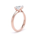 Goldsmiths 18ct Rose Gold East-West 1.50cttw Marquise Cut Lab Grown Diamond Solitaire Engagement Ring - Ring Size L