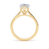 Goldsmiths 18ct Yellow Gold 3.00cttw Pear Cut Lab Grown Diamond Solitaire Engagement Ring - Ring Size T