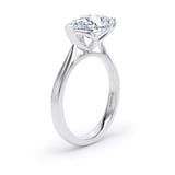 Goldsmiths Platinum East-West 3.00cttw Pear Cut Lab Grown Diamond Solitaire Engagement Ring - Ring Size H