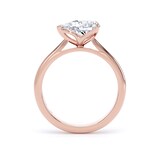 Goldsmiths 18ct Rose Gold East-West 2.00cttw Pear Cut Lab Grown Diamond Solitaire Engagement Ring - Ring Size I