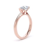 Goldsmiths 18ct Rose Gold East-West 2.00cttw Pear Cut Lab Grown Diamond Solitaire Engagement Ring - Ring Size I
