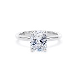 Goldsmiths Platinum 2.00cttw Elongated Cushion Cut Lab Grown Diamond Solitaire Engagement Ring - Ring Size O.5
