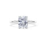 Goldsmiths Platinum 2.00cttw Elongated Cushion Cut Lab Grown Diamond Solitaire Engagement Ring - Ring Size O.5