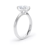 Goldsmiths Platinum 2.00cttw Elongated Cushion Cut Lab Grown Diamond Solitaire Engagement Ring - Ring Size O.5