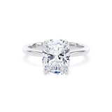 Goldsmiths Platinum 3.00cttw Elongated Cushion Cut Lab Grown Diamond Solitaire Engagement Ring