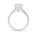 Goldsmiths Platinum 4.00cttw Elongated Cushion Cut Lab Grown Diamond Solitaire Engagement Ring - Ring Size X