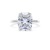Goldsmiths Platinum 5.00cttw Elongated Cushion Cut Lab Grown Diamond Solitaire Engagement Ring - Ring Size G.5