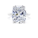 Goldsmiths Platinum 10.00cttw Elongated Cushion Cut Lab Grown Diamond Solitaire Engagement Ring - Ring Size L.5