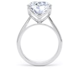 Goldsmiths Platinum 10.00cttw Elongated Cushion Cut Lab Grown Diamond Solitaire Engagement Ring - Ring Size L.5