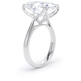 Goldsmiths Platinum 10.00cttw Elongated Cushion Cut Lab Grown Diamond Solitaire Engagement Ring - Ring Size L.5