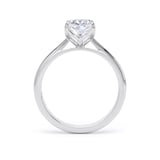 Goldsmiths 18ct White Gold 2.00cttw Elongated Cushion Cut Lab Grown Diamond Solitaire Engagement Ring - Ring Size G