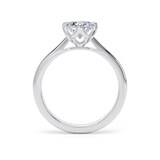 Goldsmiths Platinum Compass Set 2.00cttw Elongated Cushion Cut Lab Grown Diamond Solitaire Engagement Ring - Ring Size U