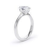 Goldsmiths Platinum Compass Set 2.00cttw Elongated Cushion Cut Lab Grown Diamond Solitaire Engagement Ring - Ring Size U