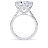 Goldsmiths Platinum Compass Set 10.00cttw Elongated Cushion Cut Lab Grown Diamond Solitaire Engagement Ring - Ring Size V.5