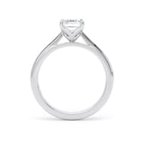 Goldsmiths Platinum 1.50cttw Emerald Cut Lab Grown Diamond Solitaire Engagement Ring - Ring Size L