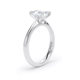 Goldsmiths Platinum 1.50cttw Emerald Cut Lab Grown Diamond Solitaire Engagement Ring - Ring Size L