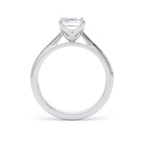 Goldsmiths Platinum 2.00cttw Emerald Cut Lab Grown Diamond Solitaire Engagement Ring - Ring Size O.5
