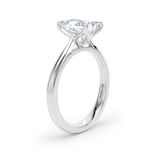 Goldsmiths Platinum 2.00cttw Emerald Cut Lab Grown Diamond Solitaire Engagement Ring - Ring Size O.5