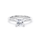 Goldsmiths Platinum 1.50cttw Princess Cut Lab Grown Diamond Solitaire Engagement Ring - Ring Size S