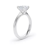 Goldsmiths Platinum 1.50cttw Princess Cut Lab Grown Diamond Solitaire Engagement Ring - Ring Size S