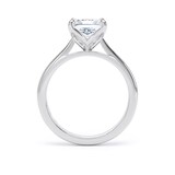 Goldsmiths Platinum 2.00cttw Princess Cut Lab Grown Diamond Solitaire Engagement Ring - Ring Size F