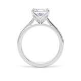 Goldsmiths 18ct White Gold 2.00cttw Princess Cut Lab Grown Diamond Solitaire Engagement Ring - Ring Size G