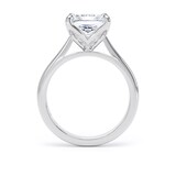 Goldsmiths 18ct White Gold 3.00cttw Princess Cut Lab Grown Diamond Solitaire Engagement Ring - Ring Size W