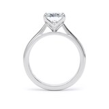 Goldsmiths Platinum 2.00cttw Cushion Cut Lab Grown Diamond Solitaire Engagement Ring - Ring Size M