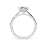Goldsmiths Platinum Compass Set 2.00cttw Cushion Cut Lab Grown Diamond Solitaire Engagement Ring - Ring Size L.5