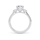 Goldsmiths Platinum 2.00cttw Round Brilliant Cut Lab Grown Diamond 3 Stone Engagement Ring - Ring Size P.5
