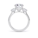 Goldsmiths Platinum 4.00cttw Round Brilliant Cut Lab Grown Diamond 3 Stone Engagement Ring - Ring Size L